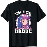 Anime Gifts for Teen Girls Just A Girl Who Loves Anime T-Shirt
