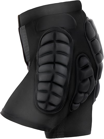 TOMSHOO Protective Padded Shorts with Hip Butt Pad Large