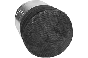 Hoedia Bug Fan Exhaust Screen,4 Inch Intake Mesh Bag,Exhaust Bug Shield of Duct Filter Net with Screen Filter - Double Layer Fan Intake Bug Shield of Insect Proof Net and dustproof,Black