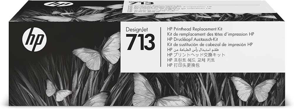 HP 713 DesignJet Printhead Replacement Kit for T200 T600 Studio Printers 3ED58A