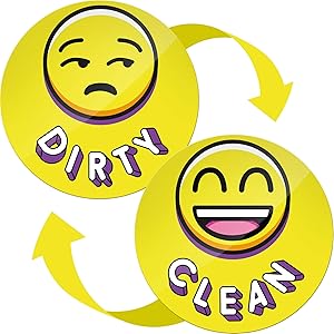 Clean Dirty Magnet for Dishwasher - Dishwasher Magnet Clean Dirty Sign Indicator - Kitchen Gifts for Grandma from Granddaughter and Grandson - Housewarming Gifts New Home