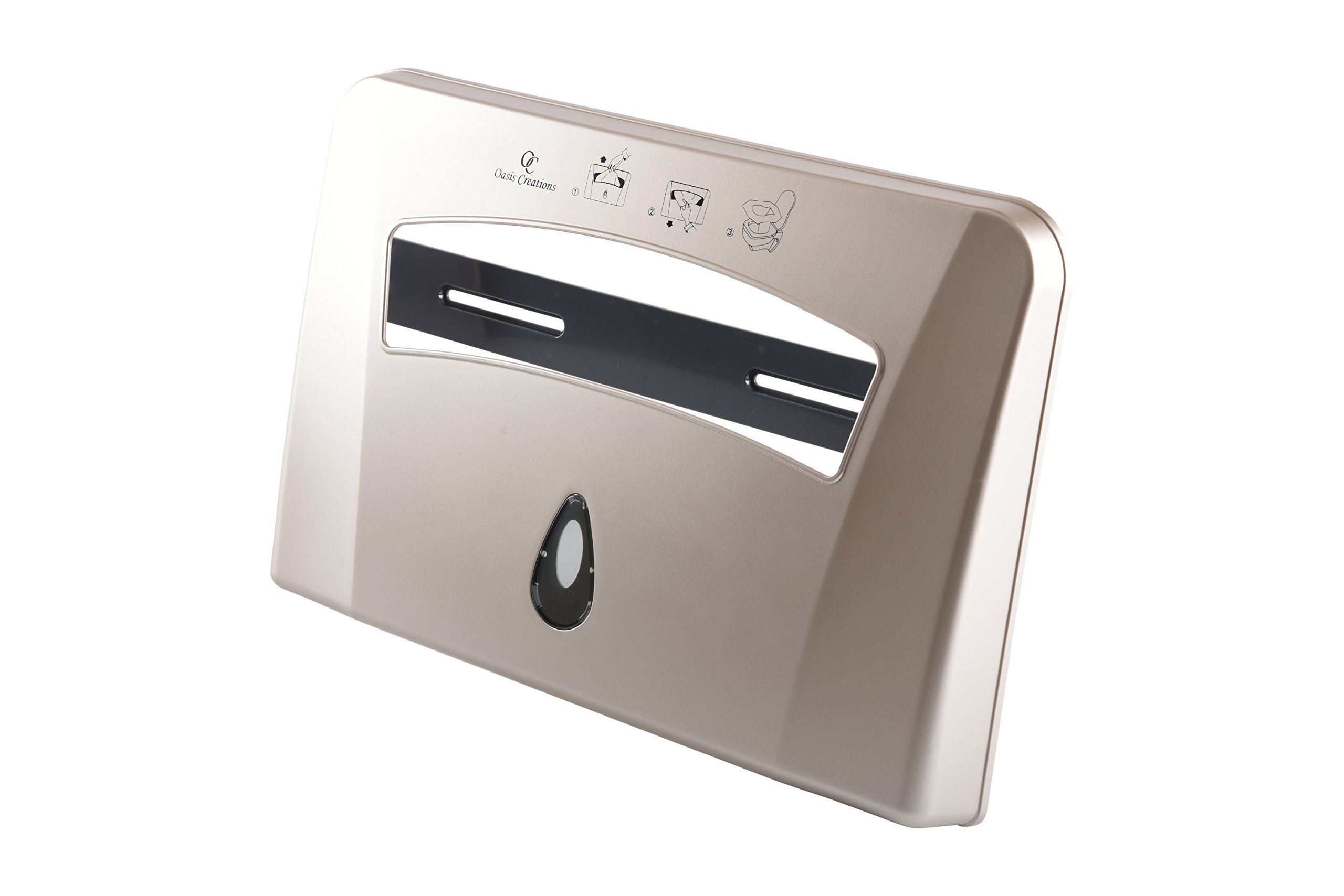 Toilet Seat Cover Dispenser by Oasis Creations Wall Mount Heavy