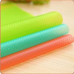 Aiosscd 7 PCS Shelf Mats Refrigerator Liners