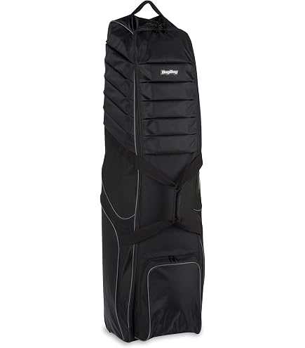 Bag Boy Golf T-10 Hard Top Travel Cover (Black/Charcoal,), Travel
