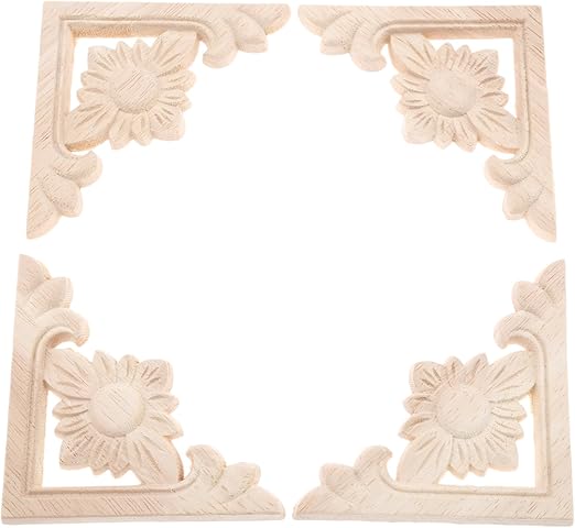 Muxsam Calcomania De Madera Tallada Para Esquinas Apliques De