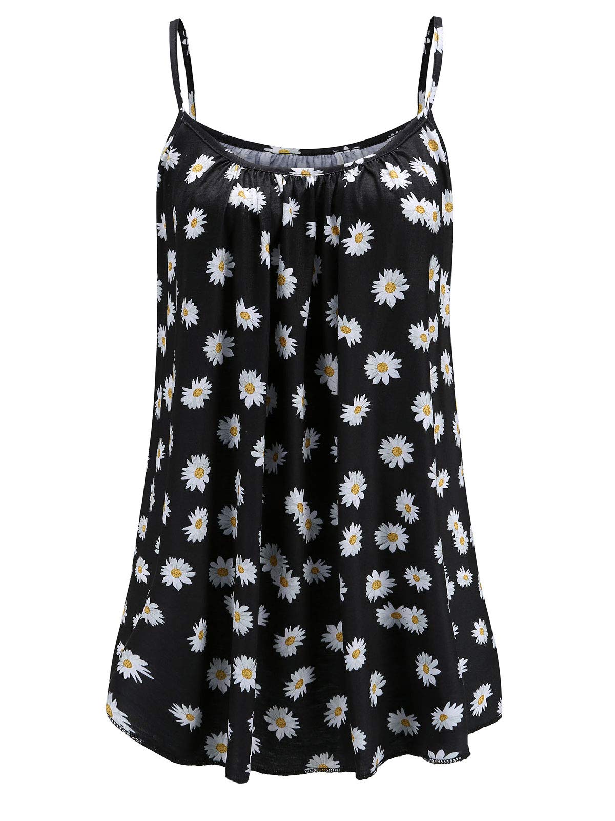 7th ElementPlus Size Tank Tops for Women Camisoles Cami Dress Loose Fit Sleeveless Flowy Spaghetti Strap Summer