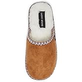 Lucky Brand Micro-Suede Memory Foam Boys Slippers - Closed Toe Plush Lined House Shoes/Kids Slippers