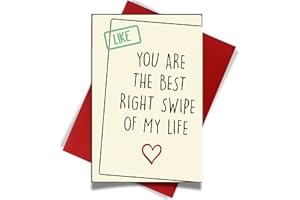 Cheerin Valentines Day Card with Envelope - Romantic Valentines Day Gift for Boyfriend Girlfriend - Funny Anniversary Greeting Cards for Husband Wife - Sweetest Birthday Cards, Love Cards for Him Her