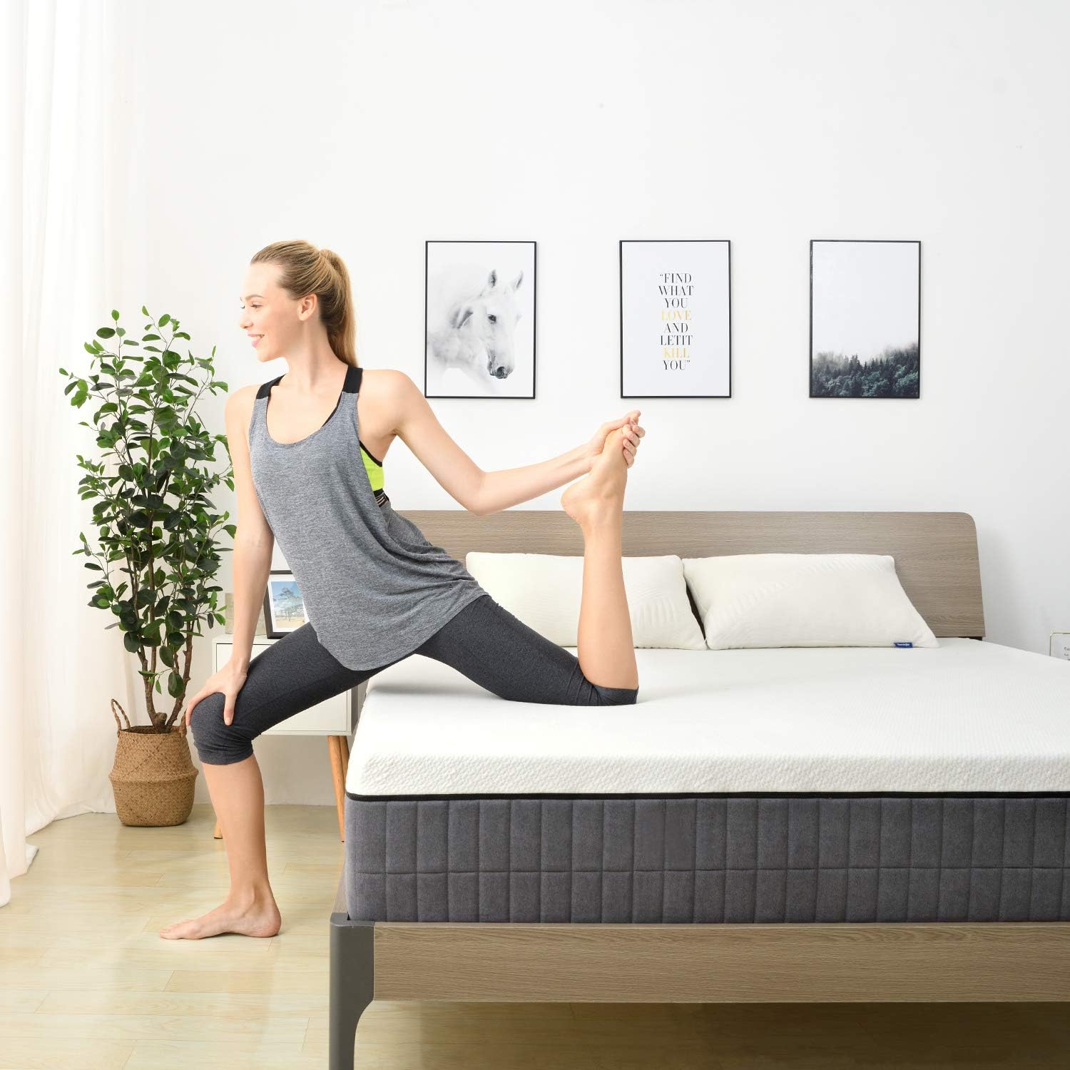 Queen Mattress,Sweetnight 12 Inch Queen Size Mattress in Box,Pillow Top Gel Memory Foam Mattress for Motion Isolation & Cool Sleep, Removable & Washable Mattresses Cover,Sunkiss: Furniture & Decor