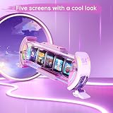 Divoom Times Gate WiFi Pixel Art Display 128x128 IPS Clock Pink view 5