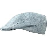 Irish Linen Newsboy Hat, Slim Fit Flat Cap for Men, Lightweight, Ivy, Scally, Gatsby, Cabbie Style, Imported from Ireland