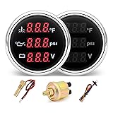MH Triple Gauge Set - Water Temp