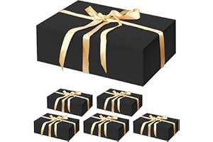 HavrePac 6 Pack Large Gift Boxes 13.8x9x4.3 Inches Luxury Gift Boxes with Lids,Magnetic Closure Gift Box for Present Packaging Box for Mother's Day, Birthdays, Party,Weddings