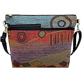 Danny K. Women's Tapestry Bag Shoulder Handbag, Large Zipper Purse Handmade in the USA