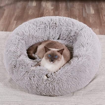 Amazon ペットベッド 猫ベッド 犬ベッド ふわふわ 暖かい 滑り止め 防寒 洗濯可能 寒さ対策 丸型 毛足が長い Seahome ベッド クッション 通販 Amazon ペットベッド 猫ベッド 犬ベッド ふわふわ 暖かい 滑り止め 防寒 洗濯可能 寒さ対策 丸型 毛足が長い Seahome ベッド クッション 通販