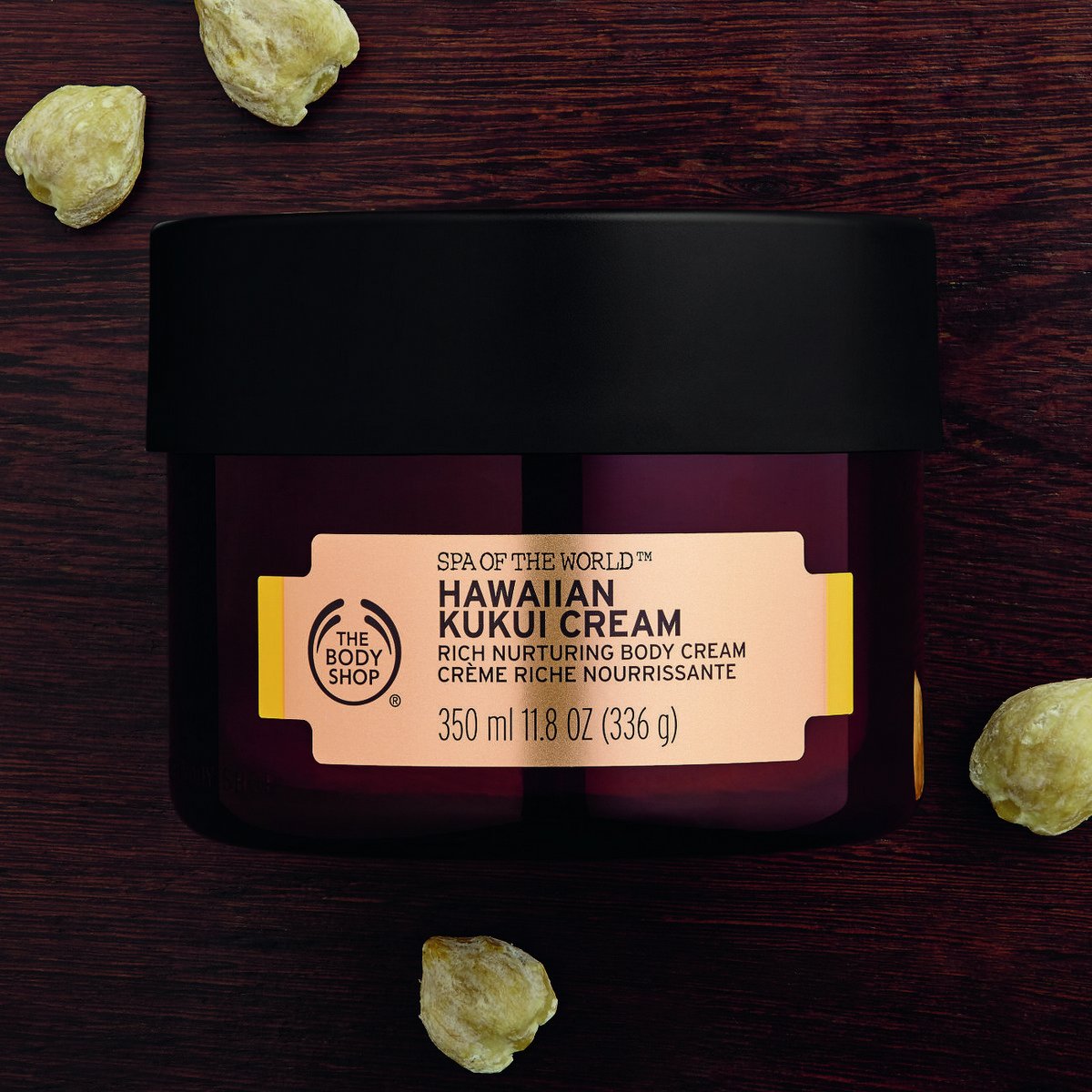 The Body Shop Spa Of The World Hawaiian Kukui Cream, 11.8 Oz : Beauty