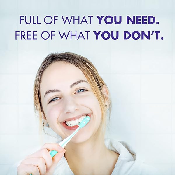 ARM & HAMMER ESSENTIALS WHITEN & STRENGTHEN FLUORIDE TOOTHPASTE-4 PACK OF 4.3OZ TUBES, FRESH MINT- 100% NATURAL BAKING SODA- FLUORIDE TOOTHPASTE
