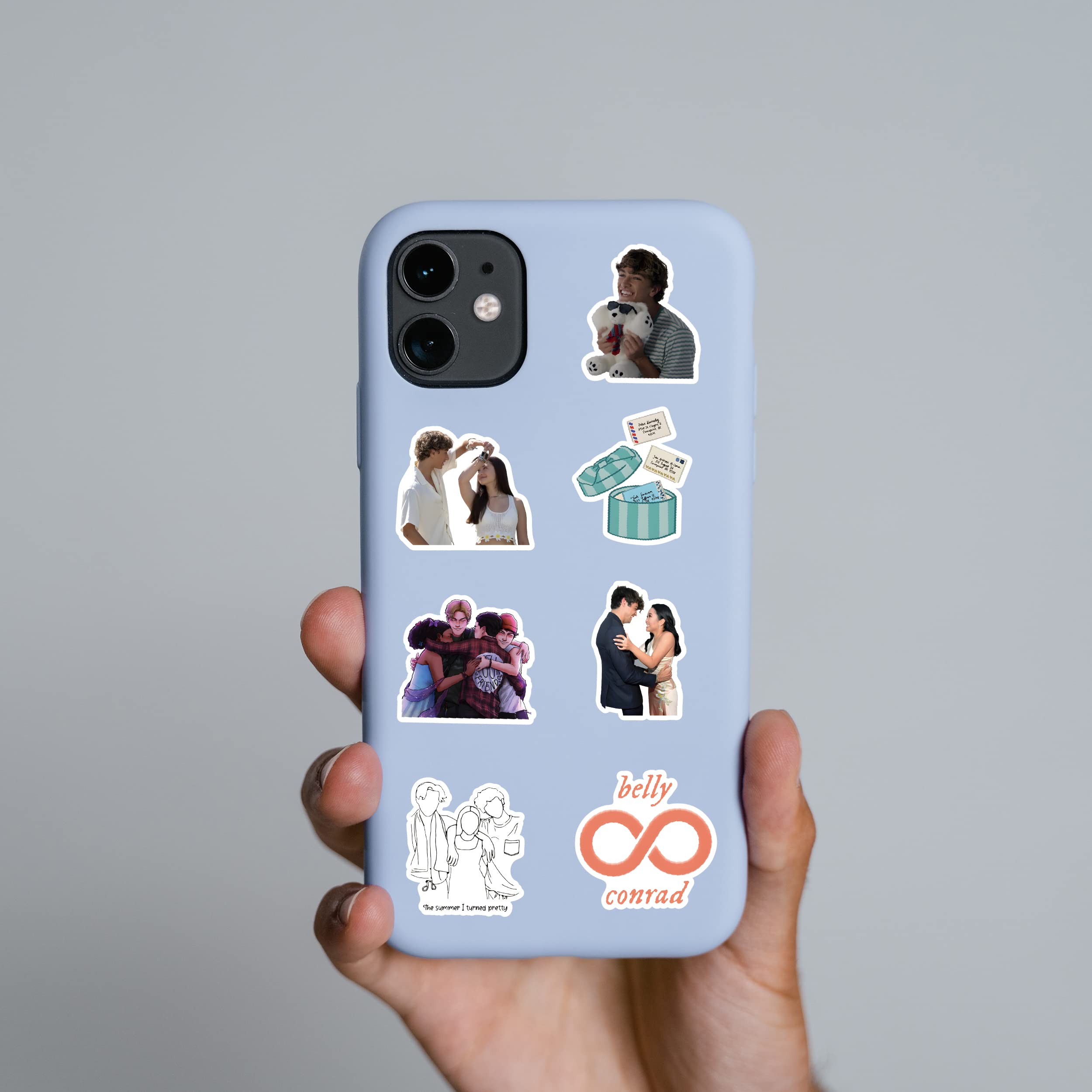 60 Pcs The Summer I Turned Pretty Classic TV Fashion Aesthetic Waterproof Vinyl Stickers for Adults for Birthday Party Supplies Decoration Favors for Water Bottles Laptop Suitcase