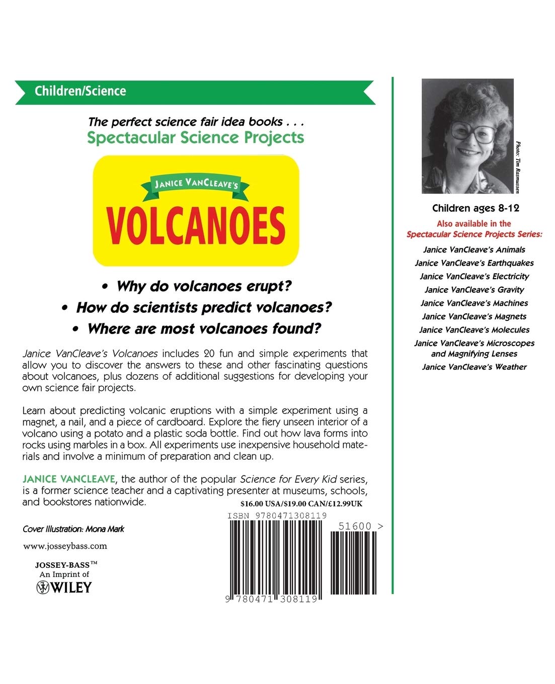 Janice Vancleave S Volcanoes Mind Boggling Experiments You Can Turn Into Science Fair Projects Vancleave Janice 9780471308119 Amazon Com Books