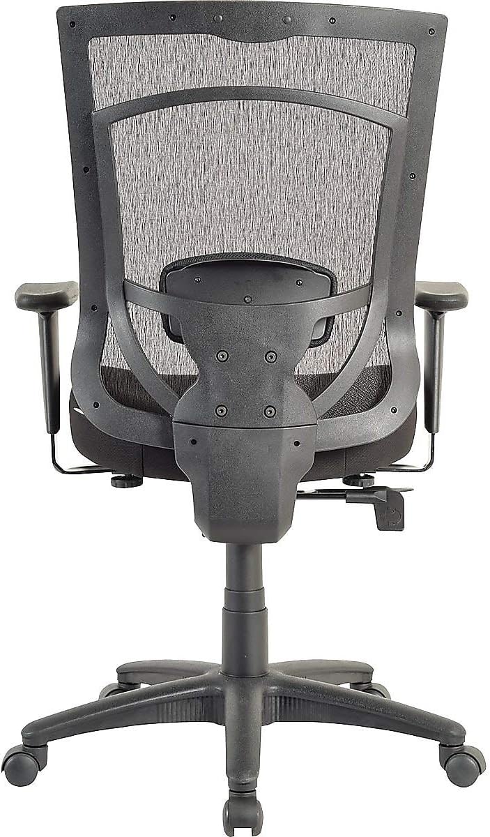 Amazon Com Tempur Pedic 1539761 Tempur Pedic Mesh Back Fabric Task Chair Black Tp7000 Rav Coal Office Products