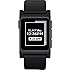 Pebble 2 + Heart Rate Smart Watch - Black/Black