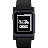Pebble 2 + Heart Rate Smart Watch - Black/Black