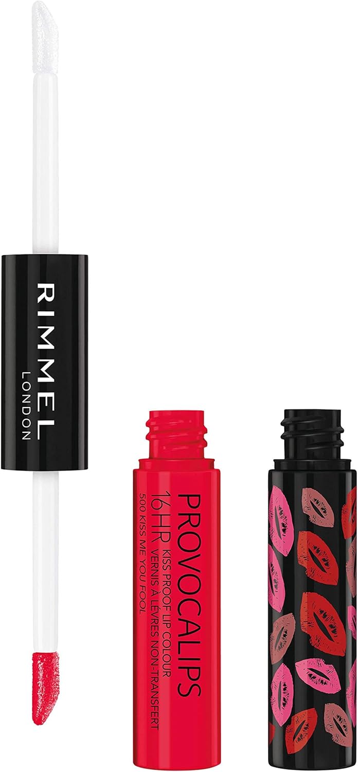 Rimmel London Provocalips 16HR Kissproof Lipstick, 5 Kiss Me You Fool, 7 ml, 500 Kiss Me You Fool, 7 ml (Pack of 1)