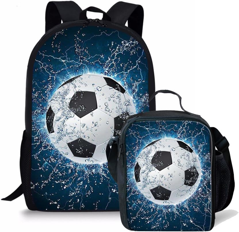 Soccer print backpack Clearance