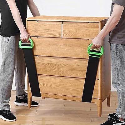 MAIYADUO 2 Pack Adjustable Lifting Straps 600 Lbs Moving Furniture