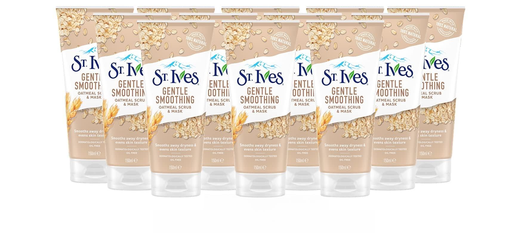 .IVES St. Ives Gentle Smoothing Oatmeal Scrub & Mask 150ml (12 Pack)