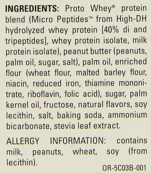 BIONUTRITIONAL POWER CRUNCH BARS PEANUT BUTTER CREME, 16.8 OUNCE (12 COUNT) (480G)
