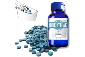 New Resources Group Blue Streak Dye-Tablets Bluing Silent Leak Detection Tabs Dissovable in Water, Toilet, Safe, non-toxic, bulk (1, 200)