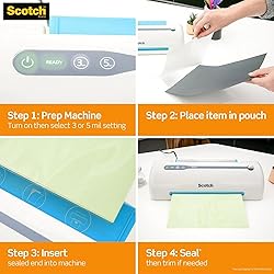 Scotch PRO Thermal Laminator and Pouch Bundle, 2