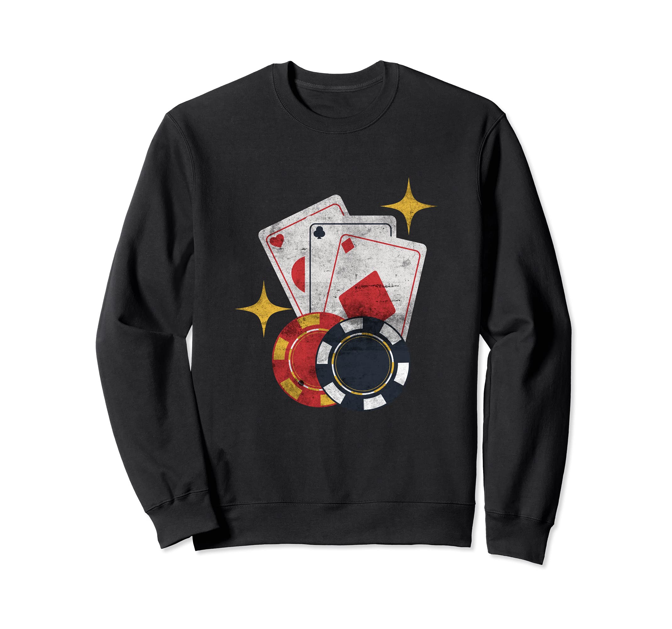 Funny Poker Playing Casino Donor Design Poker Player Sweatshirt