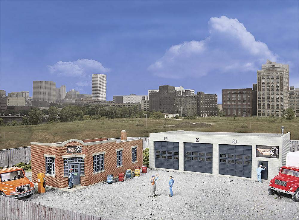 Walthers Corn Trims 933 4049 Courier Building Express Engine