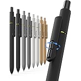 Hiacry 8 Pack Gel Pens, Quick-Drying Black Ink, 0.7mm Fine Point Fidget Pen | Smooth Long-Lasting Ink Pens, Stress Relief , No Smear, No Bleed, Journaling, Note Taking ,School Office, Gifts for Men Women