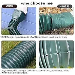plusgutter 11.5ft Long Gutter Downspout Extensions