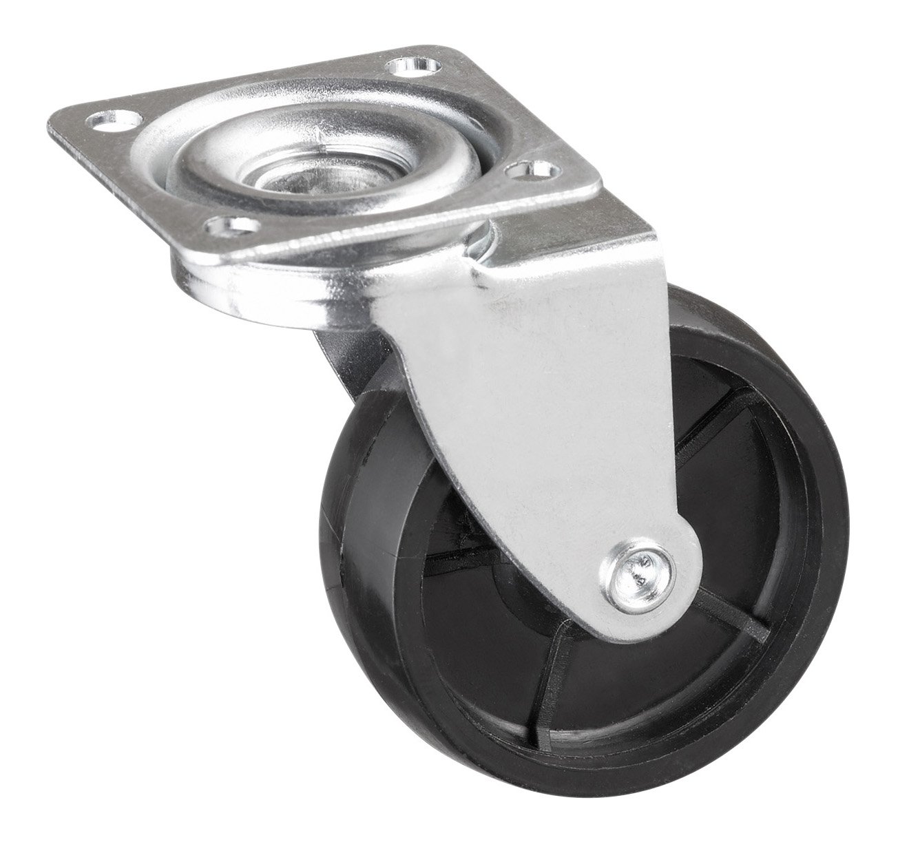 Metafranc 800550 Swivel Castor Diameter, 42 x 42 mm, Plastic, Plain Bearing, Ø 50 mm
