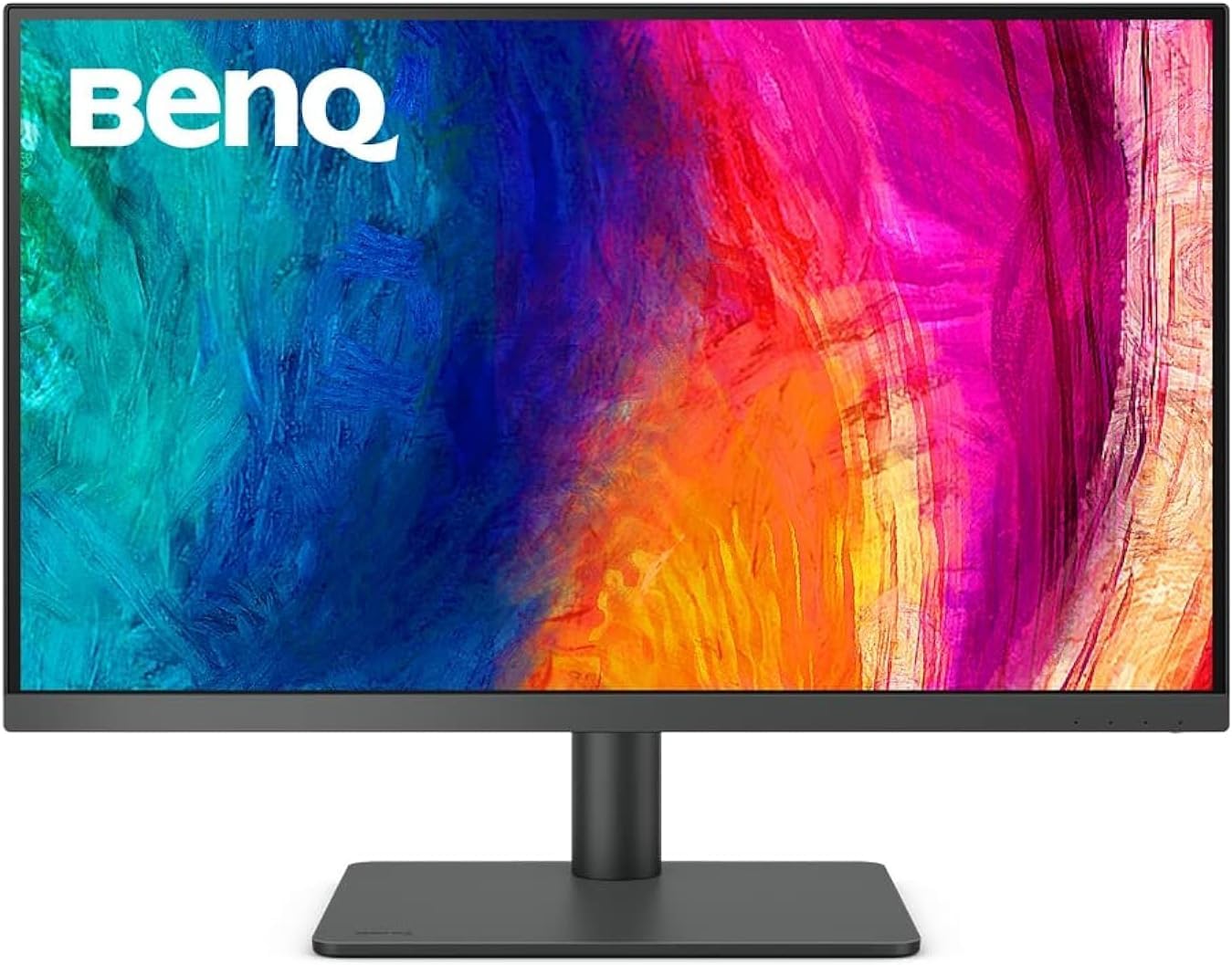 BenQ PD2705U Monitor AQCOLOR listo para Mac 27 4K UHD, 99% sRGB y Rec.709, HDR 10, IPS, calibrado de fábrica, uniformidad, USB-C de 65 W, disco de teclas de acceso rápido, ergonómico, DisplayPort, KVM, concentrador USB
