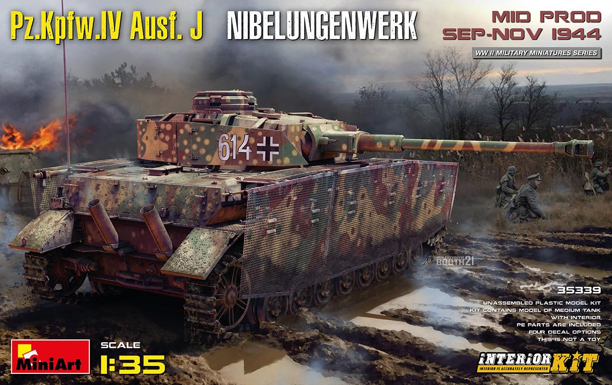 Miniart 1:35 - Pz.Kpfw.IV Ausf J Nibelungenwerk Mid Int Kit