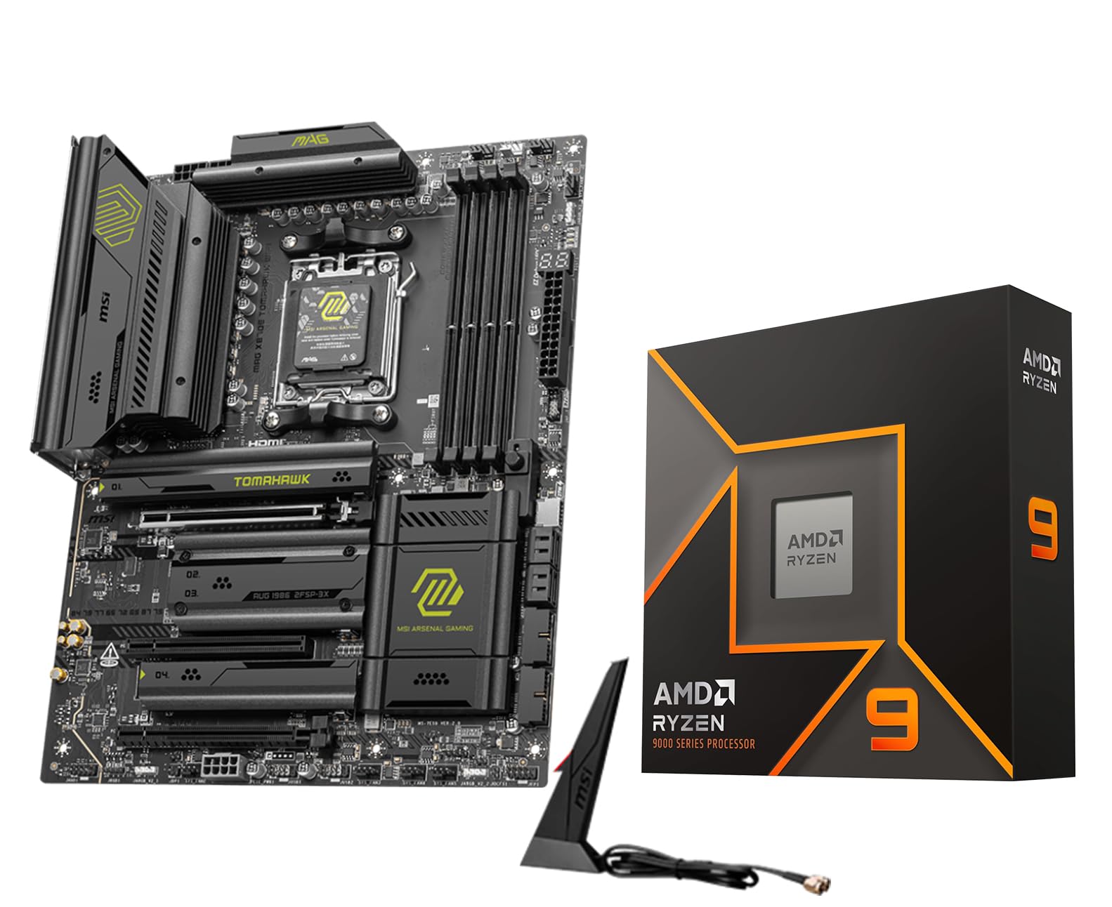 Micro Center AMD Ryzen 9 9950X CPU Processor with