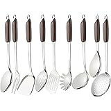 Nicesh 9-Piece Kitchen Utensils Set, Stainless Steel Cooking Tools and Gadgets