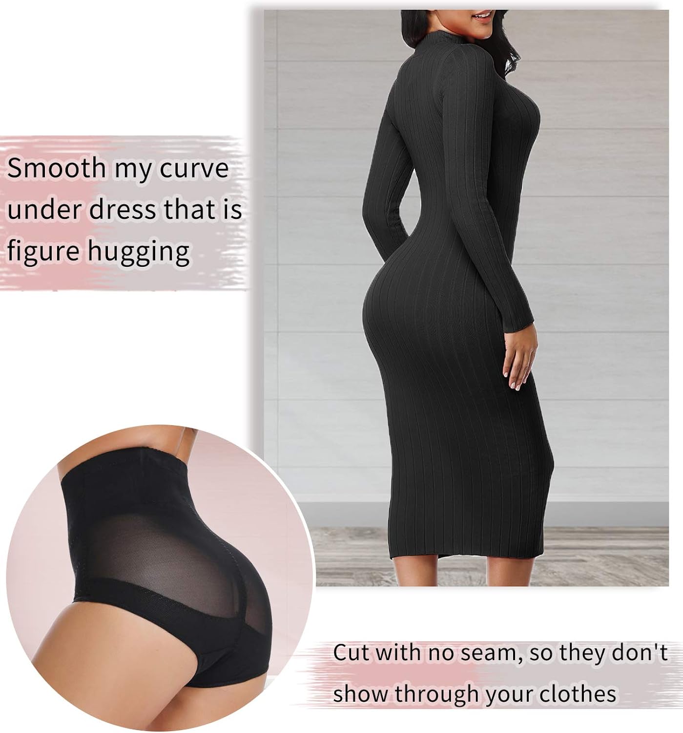 Body Shapewear Donna Vita Allenatore Con Controllo Pancia, Modellante Senza Cuciture, Perizoma - Foto 2
