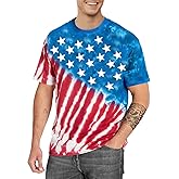 HAPPY BAY Men's 4th of July Patriotic US American Flag Tshirt Short Sleeve Tee Summer T-Shirts Shirts for Men