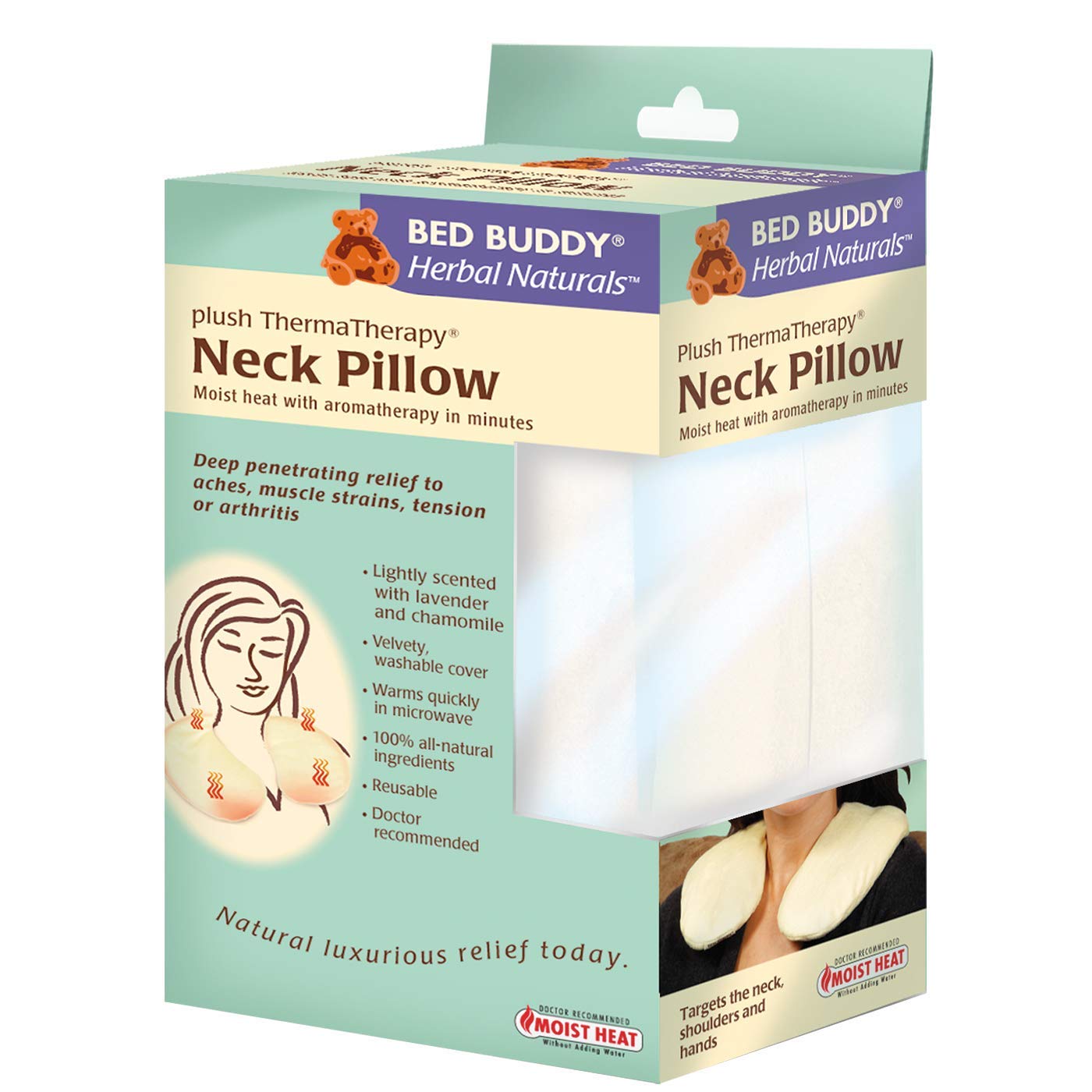 Bed Buddy Neck Pillow With Moist Heat And Aromatherapy Amazon Co