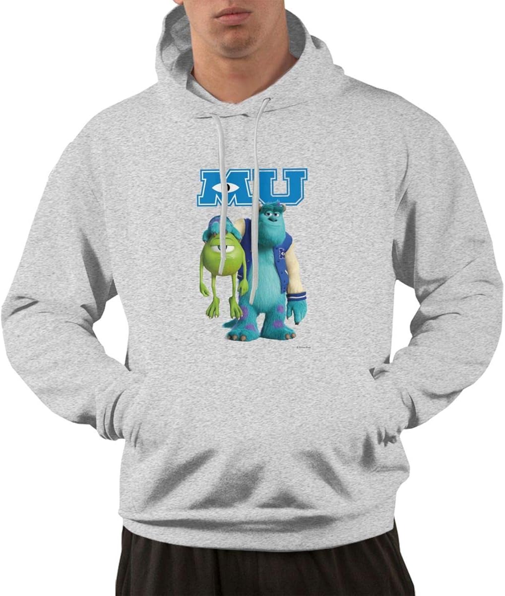 Amazon Co Jp モンスターズ インク マイク サリー パーカー スウェット メンズ トレーナー パーカー Tシャツ スウェットシャツ フード付き ポケット付き 長袖 トップス 人気 デザイン スウェット 春 秋 冬 服 ファッション小物