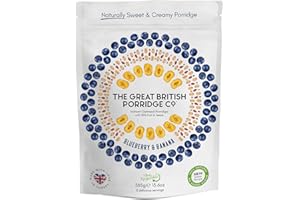 THE GREAT BRITISH PORRIDGE CO Blueberry Banana Porridge, 385 GR