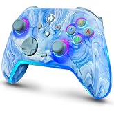 Wireless Pro Controller for Switch/OLED/Lite - 1200mAh Rechargeable Switch Turbo Controller with 10 RGB Led Light, Programmable, Wake Up - Wireless iOS Android Remote Gamepad, Wired PC Game Joystick