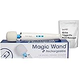 Original Magic Wand Rechargeable Vibratex Personal Massager with IntiMD Powered Trigger Point Massager Kit