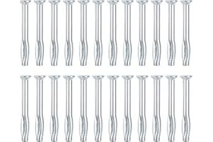 DTGN 1/4" x 2-1/2"(D x L) Split Drive Concrete Anchors - 100Pack - Good for Concrete Drywall - Carbon Steel Hammer Drive Nail